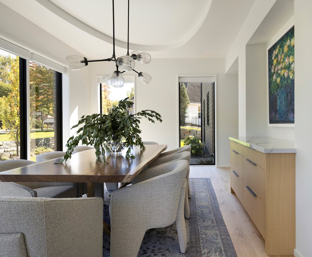 Edina Modern Shingle Style custom home design by Charlie & Co Design